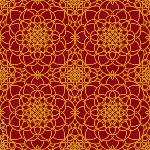 Abstract Seamless Pattern. Vintage Ornament Pattern. 