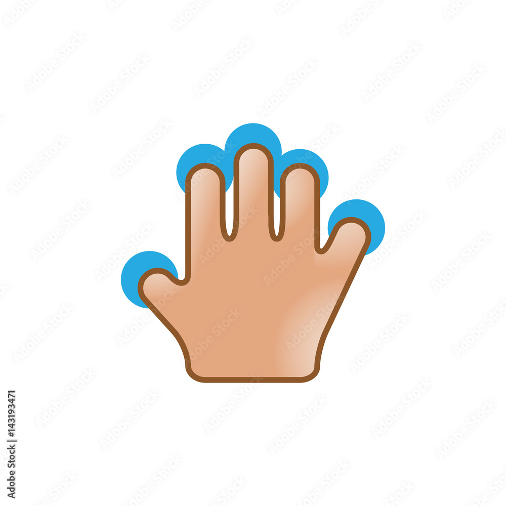 Obraz premium Color Icon - Gesture