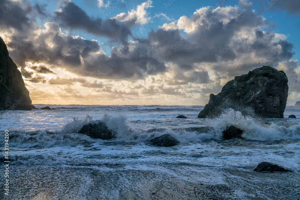 High Tide Pacific Sea Stacks