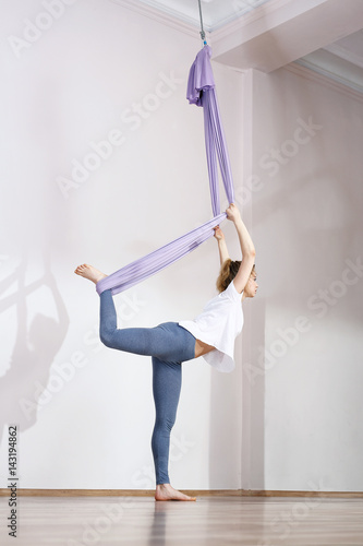  Kobieta ćwiczy jogę