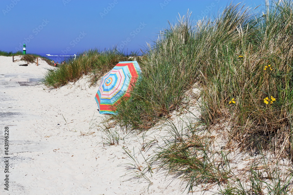 Obraz premium Warnemünde, Strand