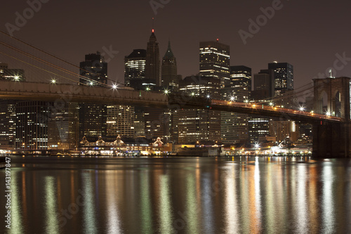 Downtown Manhattan at night © MISHELLA