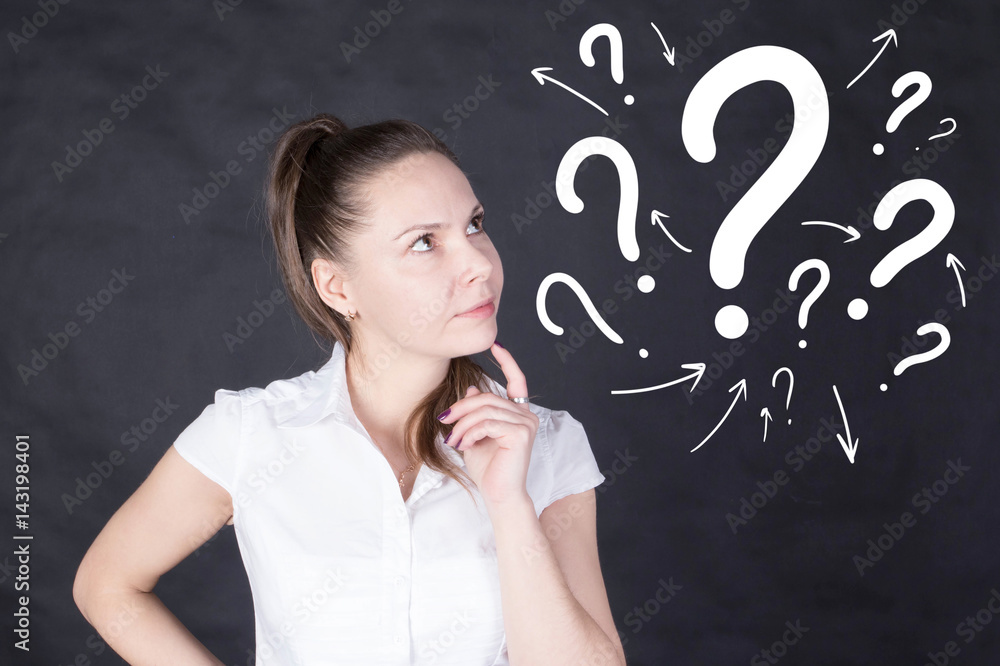 Business question button Business question button
