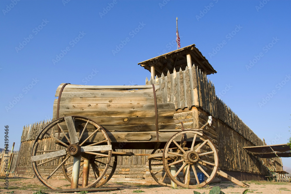 Old western wagon