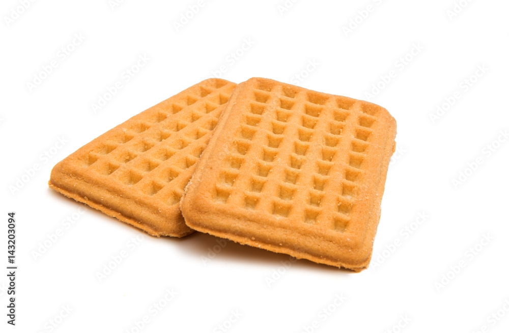 Butter biscuits isolated Butter biscuits isolated