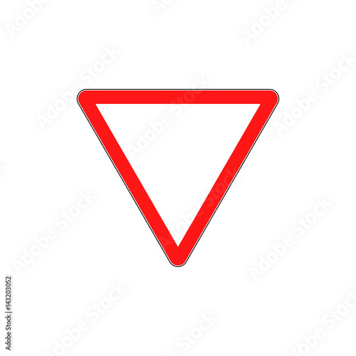 Free Download Priority of traffic sign. Give Way - GFXLoad