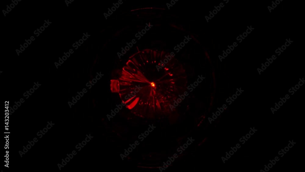 Close Up Looping Red Disco Light Close Up Looping Red Disco Light
