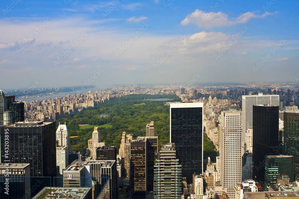 Ponaramic view of Manhattan. Ponaramic view of Manhattan.