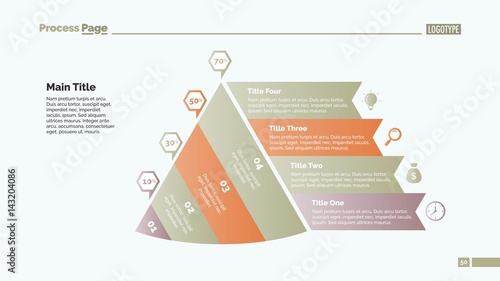Four Points Comparison Slide Template