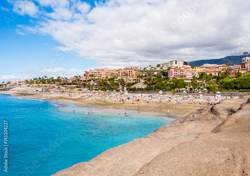 Fototapeta Naklejka Na Ścianę i Meble -  Picturesque El Duque beach. Tenerife. Canary islands, Spain