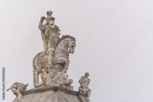 Statues Decorating the Third Military Gate of the City of Alba Iulia