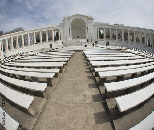 The Auditorium, near the Tomb of the Unknown Soldier, in Arlington National Cemetery, Virginia, USA.. photo