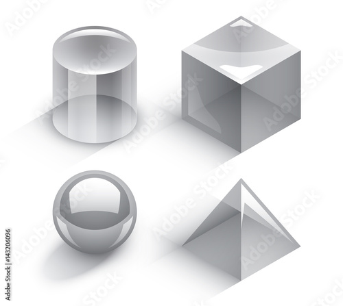Geometric 3D shapes