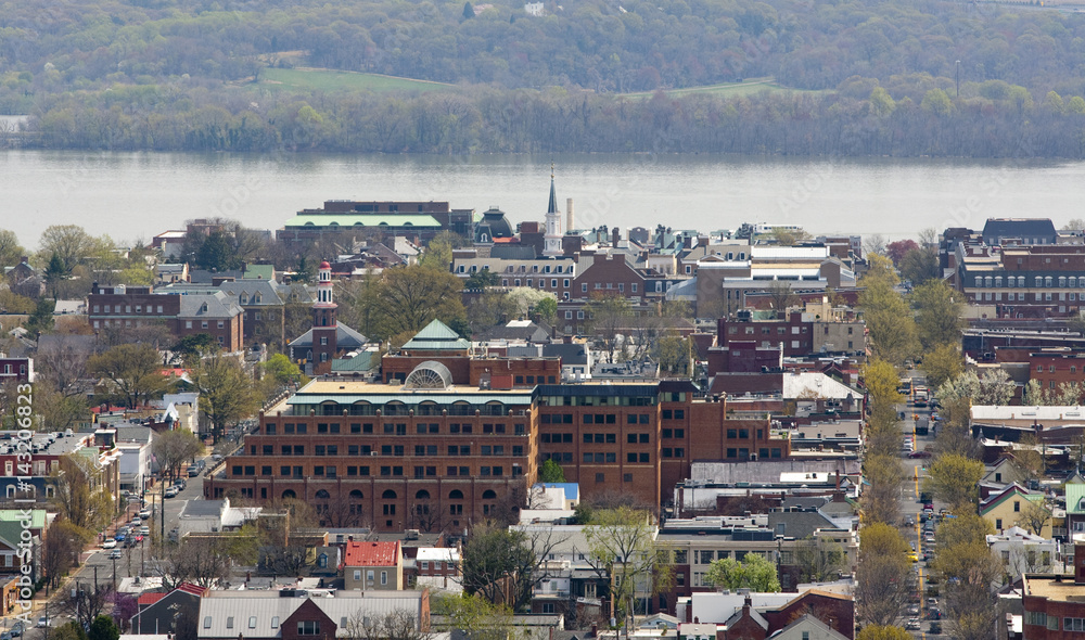 View  of Alexandria, Virginia USA