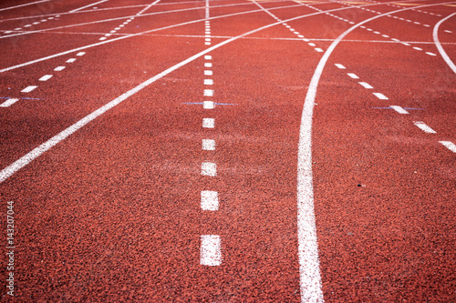 Empty Running Track