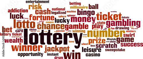 Lottery word cloud