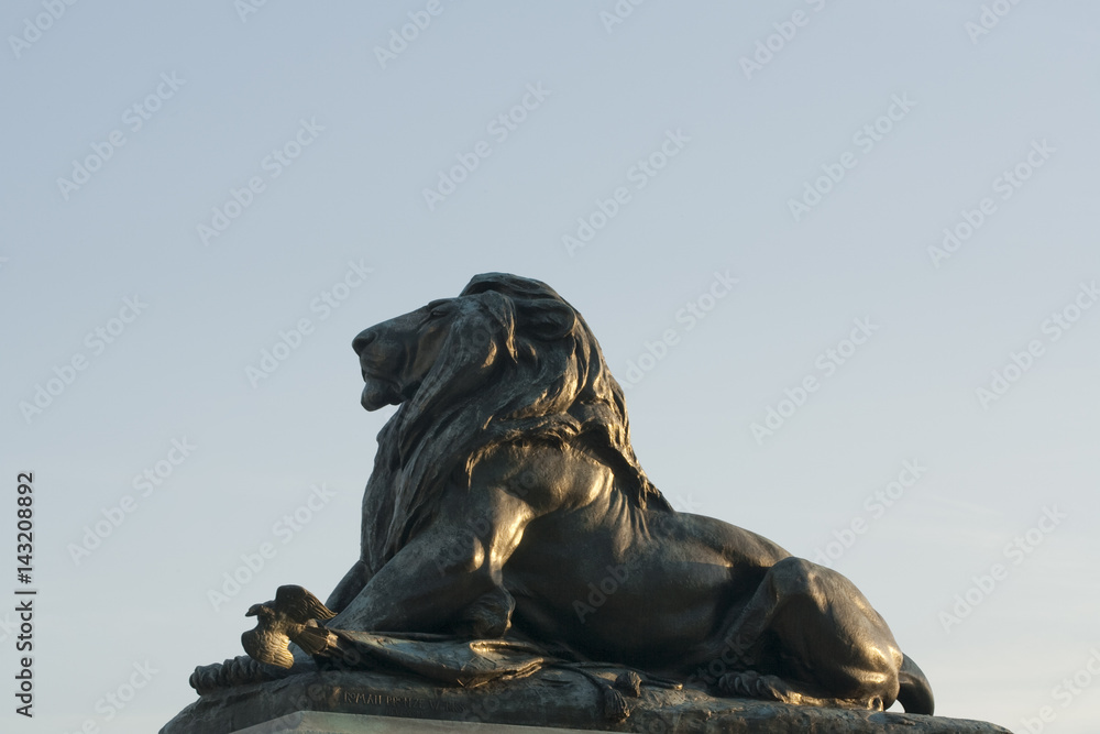 Lion a fragment of Ulysses S. Grant Memorial