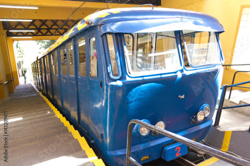 Old wagon funicular arrival station