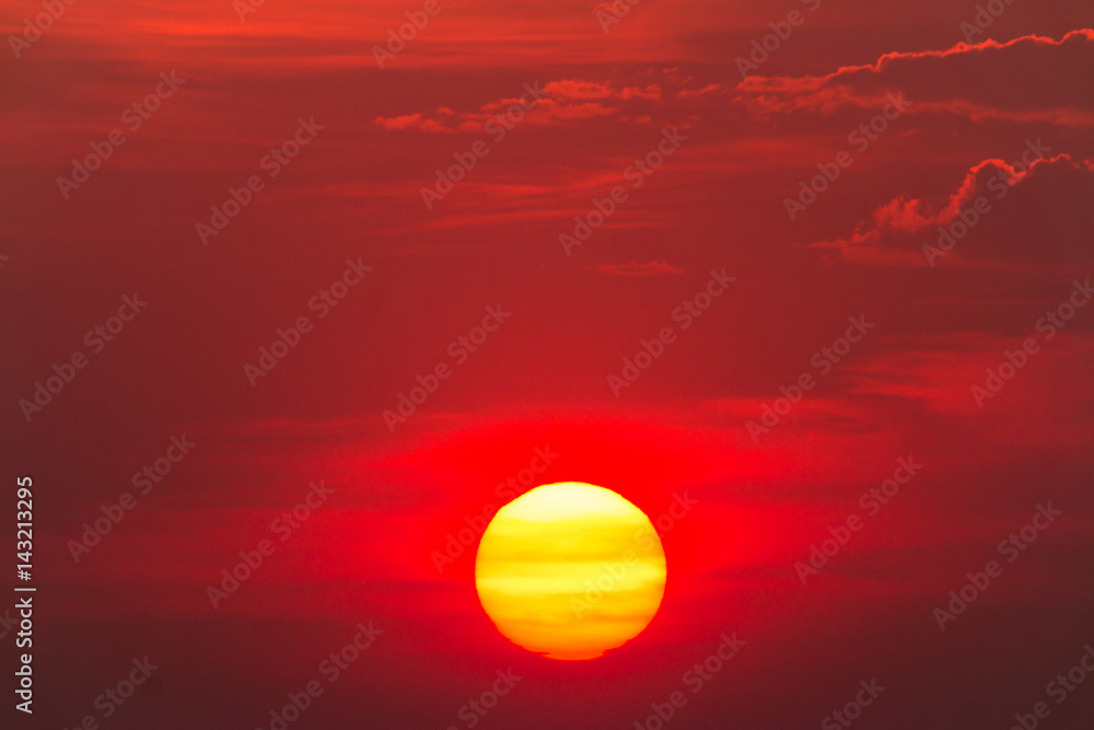 colorful dramatic sky with cloud at sunset colorful dramatic sky with cloud at sunset