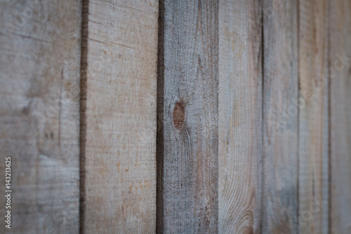 Background of wooden boards with a bough