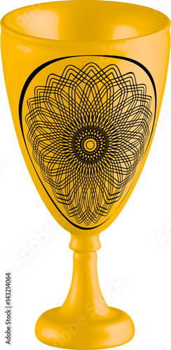 Gold champion cup.