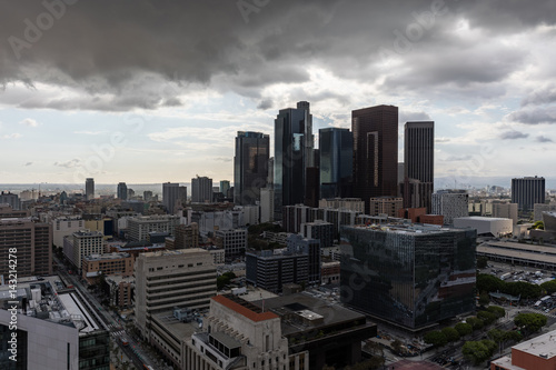 Los Angeles skyline downtown