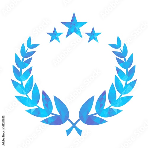 star laurel ice wreath