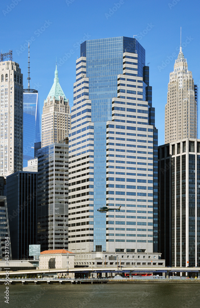 Buildings of Lower Manhattan.