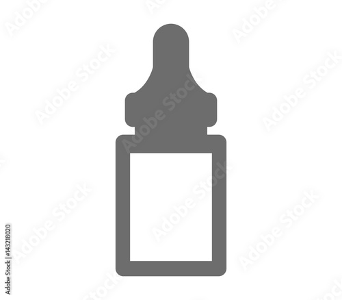 Icon bottle of nose drops