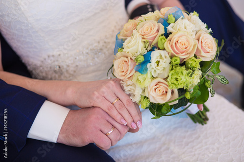 Bridal bouquet of flowers