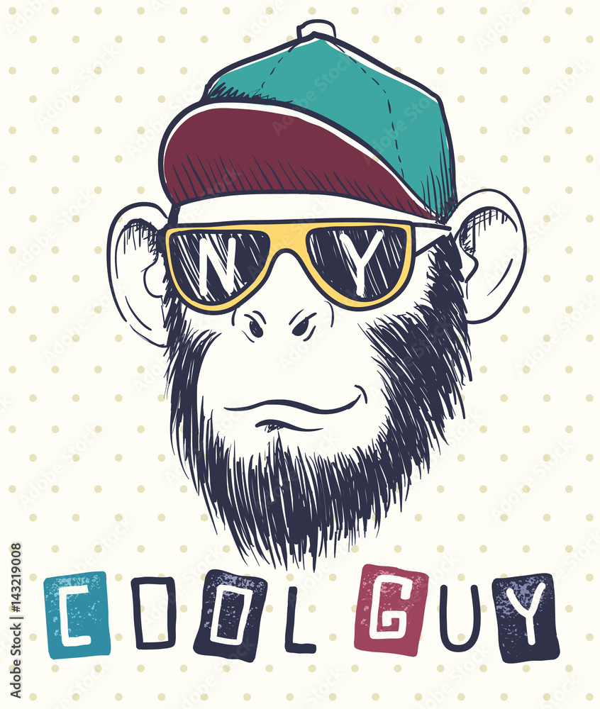 monkey with glasses :J on X: cool clothes  / X