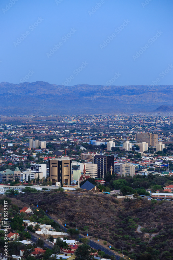 Windhoek am Morgen, Innenstadt