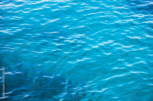 Blue sea water background © alimyakubov