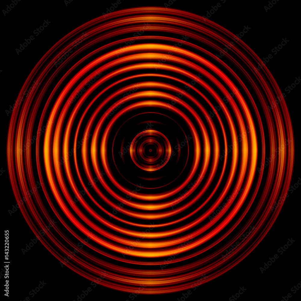 Luce a led rosso cerchio Luce a led rosso cerchio