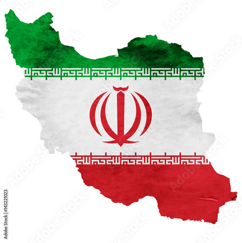 イラン　地図　 国旗　アイコン