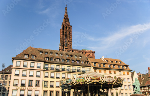 Place Kleber and cathedral, Strasbourg, France © mbonaparte