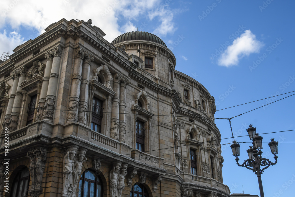 Fototapeta premium View of the theater Arriaga of Bilbao