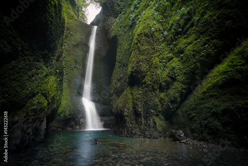 Lower Oneonta Falls waterfall located in Western Gorge, Oregon.