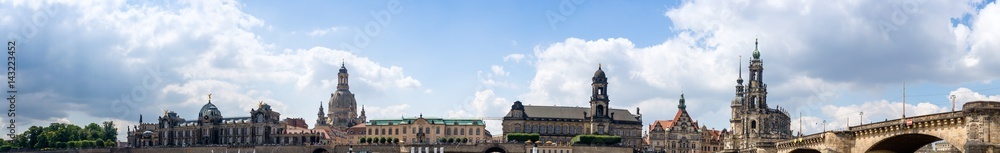 Dresden, Germany. Beautiful panoramic view