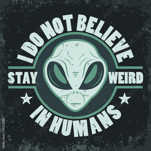 Alien face icon set, humanoid head, vector