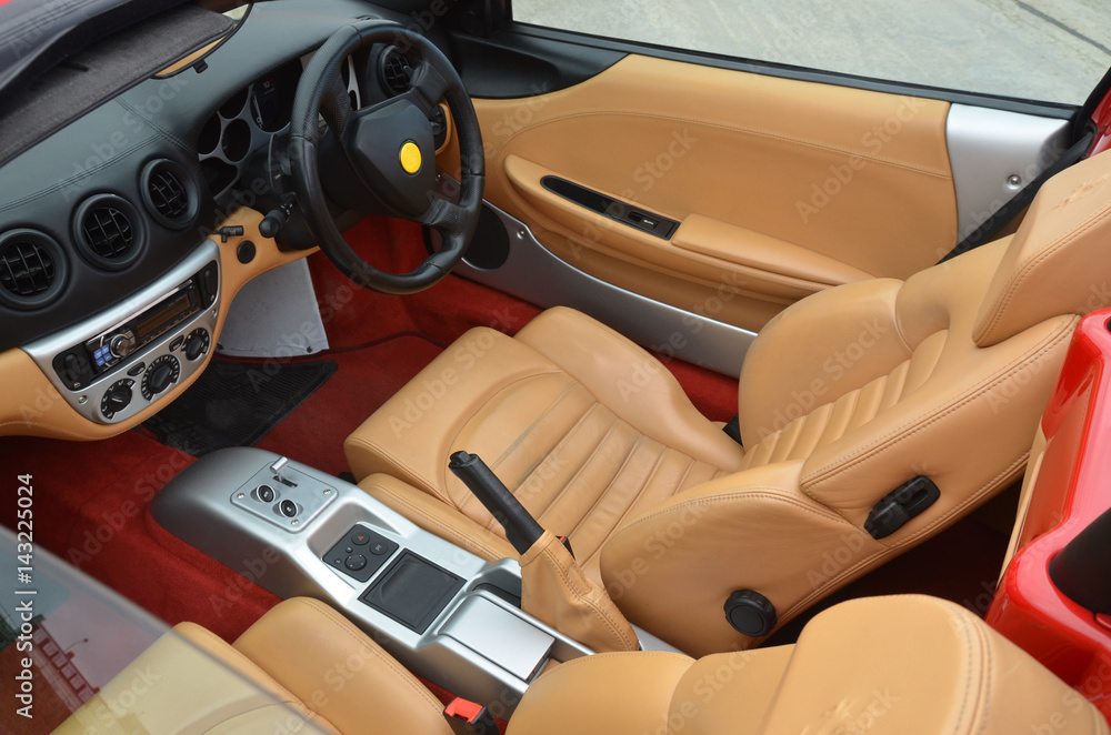 Ferrari Interior Stock Foto Adobe