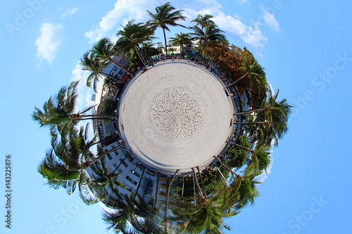 South Beach, Florida Tiny Planet