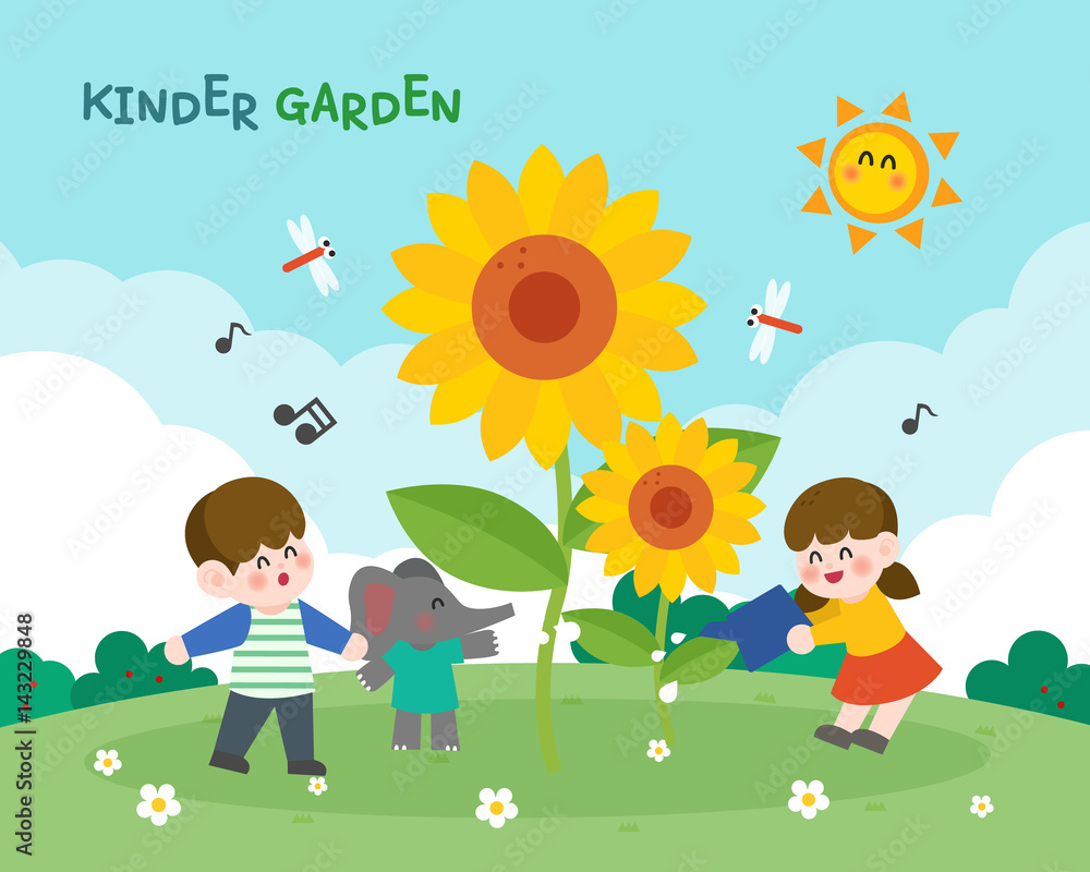 Enjoyable class illustration