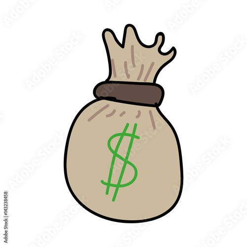 Bolso de dinero vector