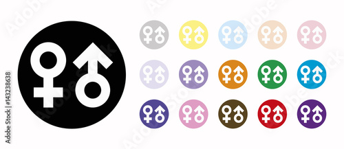 male and female set icons