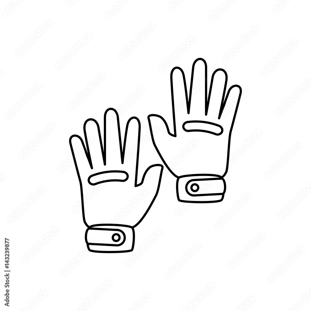 golf gloves isolated icon vector illustration design golf gloves isolated icon vector illustration design