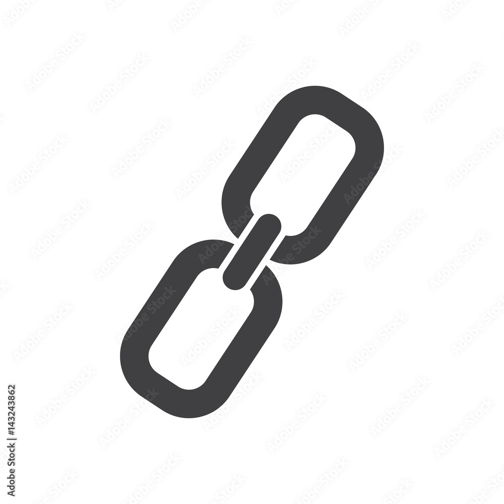 link symbol icon vector