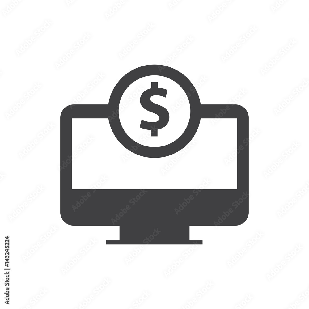 Internet ATM Symbol Icon Design Internet ATM Symbol Icon Design