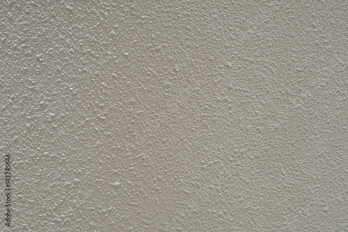 White painted stucco cement