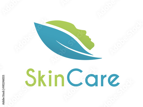 Logo design concept for skin and cosmetic products. Vector design